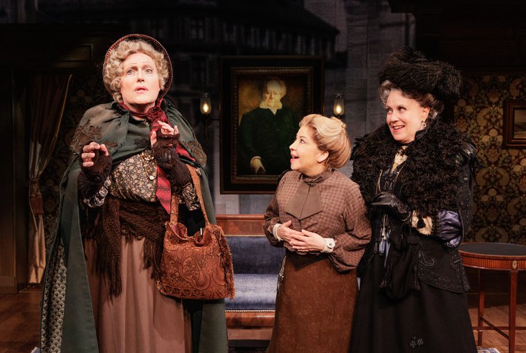 Christopher Borg, Jen Cody, and Judy Kaye in IBSEN'S GHOST
