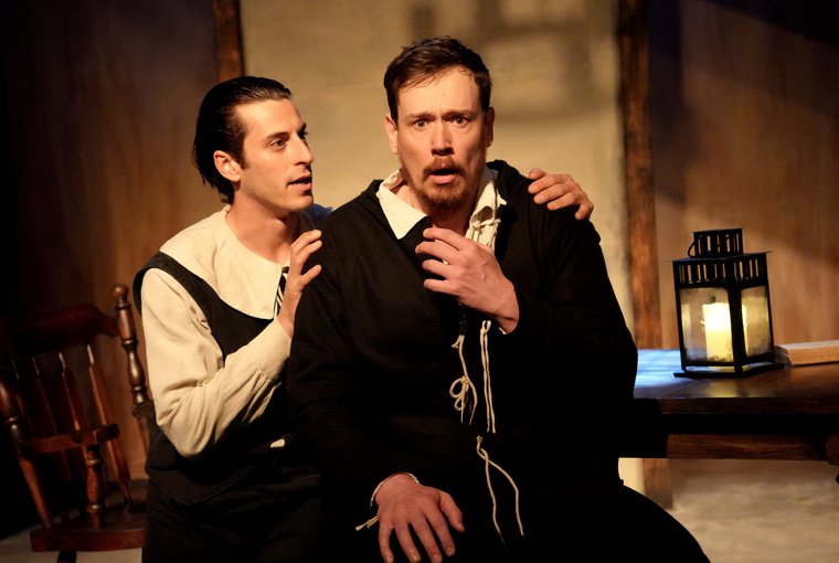 Vincent Moisy and Christopher Ashman in THE UNGODLY
