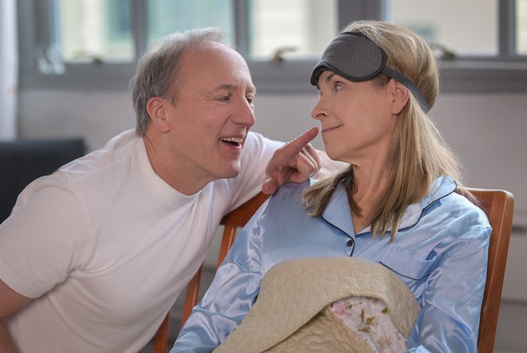 Geoff Stoner and Margaret Curry in WHO WE BECOME