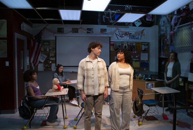 Ben Hirschhorn and Andrea Negrete in ROOM 1214