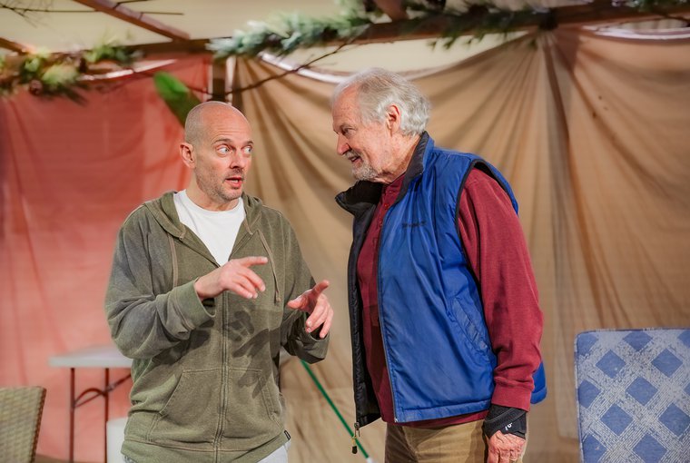 Jonathan Slavin and Andy Robinson in SUKKOT