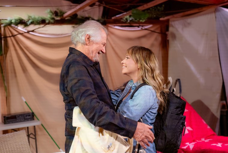 Andy Robinson and Natalie Lander in SUKKOT