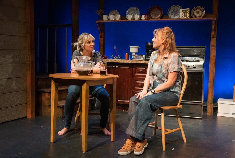 Mel House and Lisa Bostnar in THISTLES