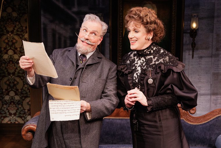 Christopher Borg and Charles Busch in IBSEN'S GHOST
