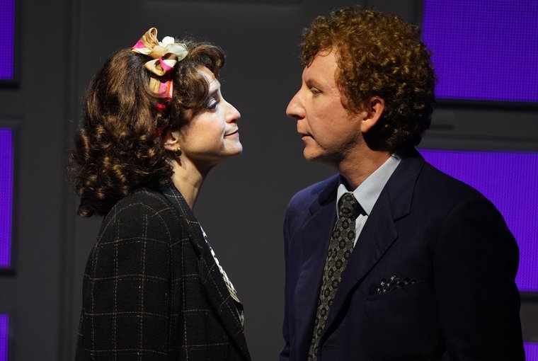 Jordan Kai Burnett and Jonathan Randell Silver in GENE & GILDA