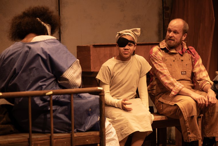 Wadiah Waliah, Sidney Hatcher, and Rob Penty in THE HOUSE OF THE NEGRO INSANE
