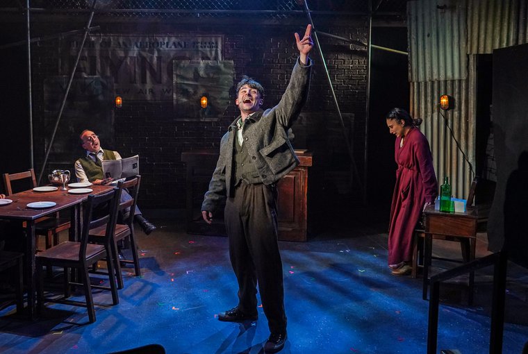 Jez Unwin, Isaac Gryn, and Preeya Kalidas in CABLE STREET