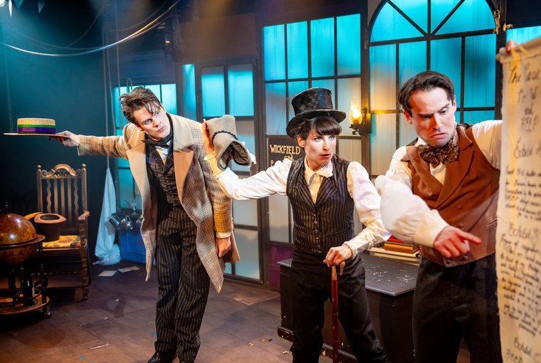 Luke Barton, Louise Beresford, and Eddy Payne in DAVID COPPERFIELD