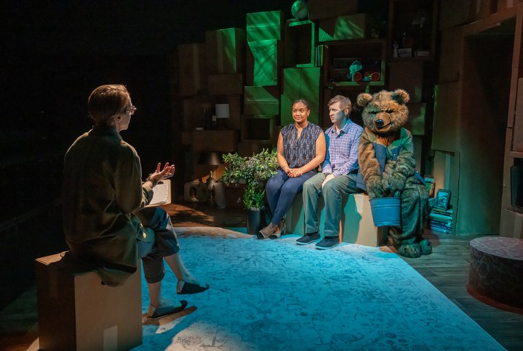 Blair Baker, Jasminn Johnson, Cary Donaldson, and Lucy York in THE SLOW DANCE