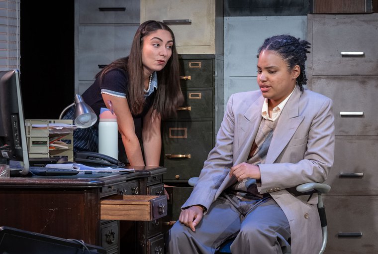 Kleo Mitrokostas and Vann Dukes in THIS IS GOVERNMENT