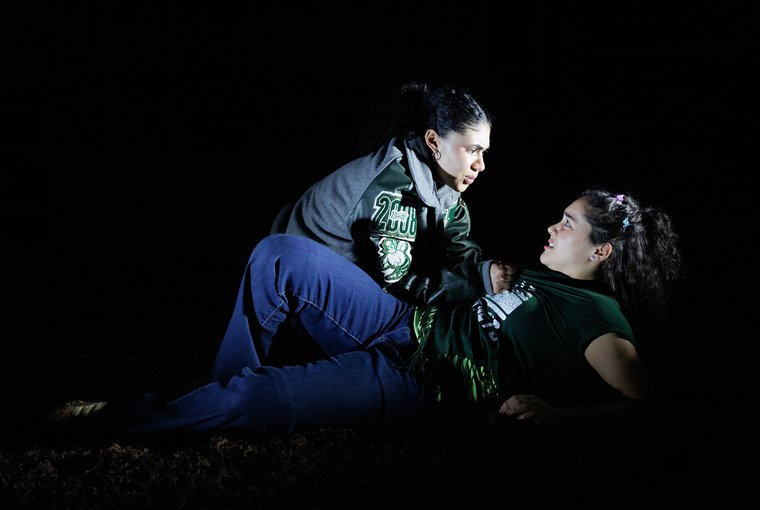 Marvelyn Ramirez and Gabriela Veciana in CALF SCRAMBLE