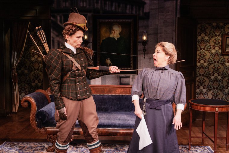 Jennifer Van Dyck and Jen Cody in IBSEN's GHOST