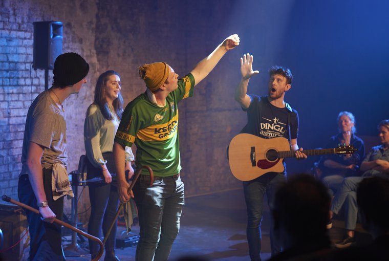 Jonty Weston, Anna McCormick, Callum McGuire, and Ben Simon in CATCH OF THE DAY