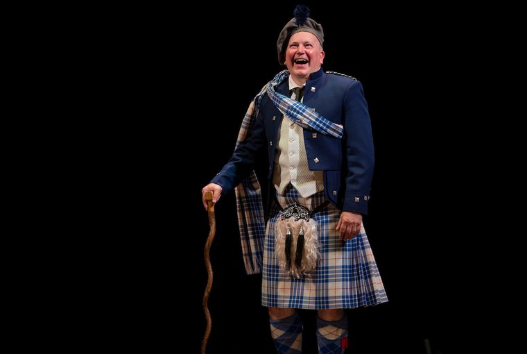 Jamie MacDougall in LAUDER: SCOTLAND'S KILTED KING OF BROADWAY