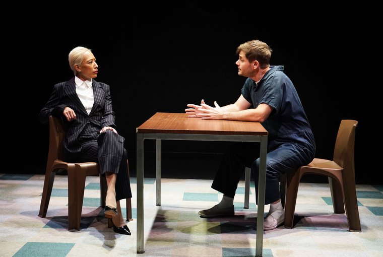 Elizabeth Sun and Doug Harris in REDEEMED