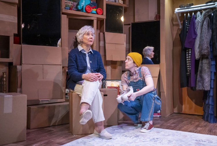 Peggy J. Scott and Blair Baker in THE SLOW DANCE