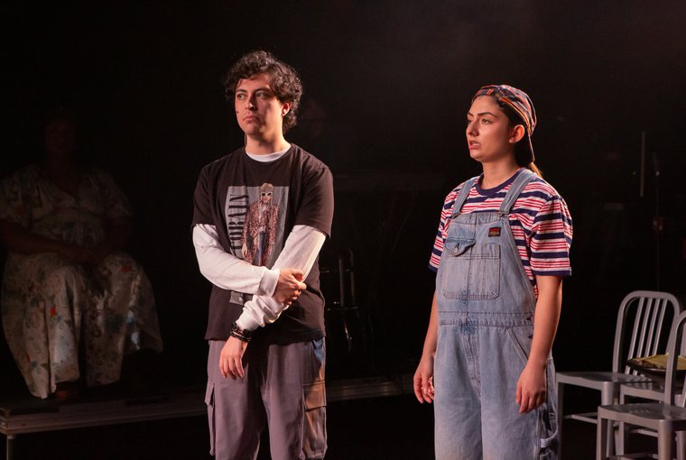 Martin Ortiz and Kleo Mitrokostas in THE GREATEST HITS DOWN ROUTE 66