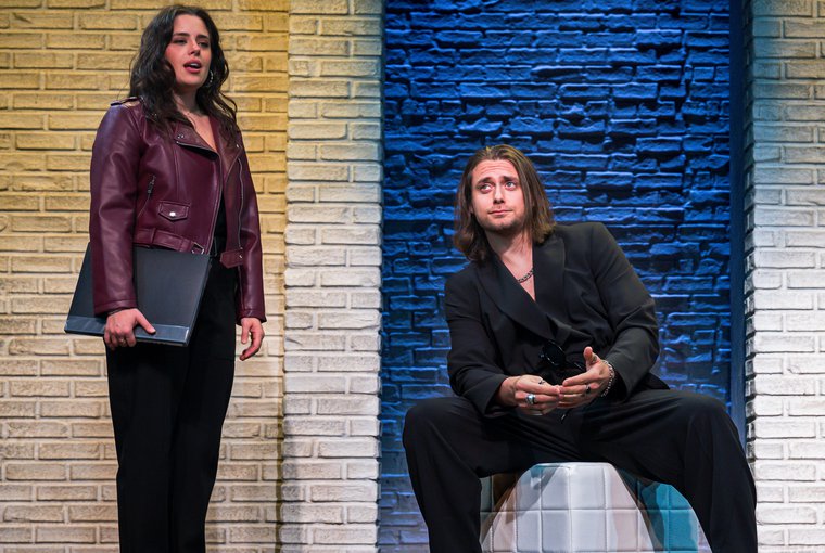 Marilyn Caserta and Rory Max Kaplan in THE SABBATH GIRL