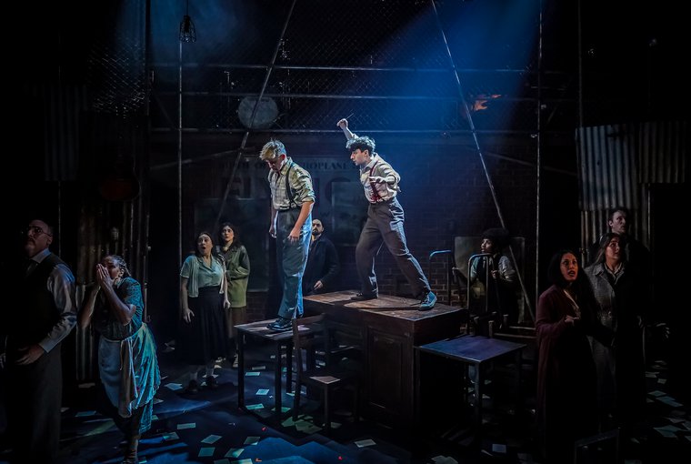 Barney Wilkinson and Isaac Gryn in CABLE STREET