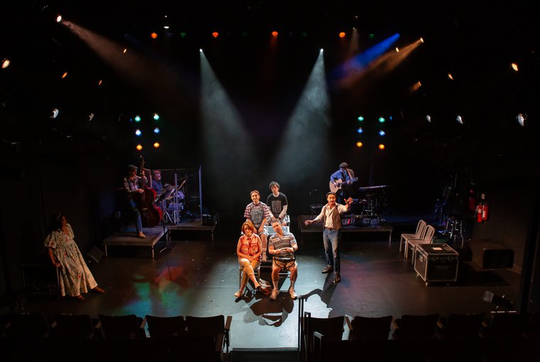 The company of THE GREATEST HITS DOWN ROUTE 66