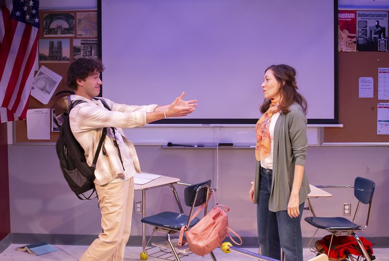 Ben Hirschhorn and Annabelle Gurwitch in ROOM 1214