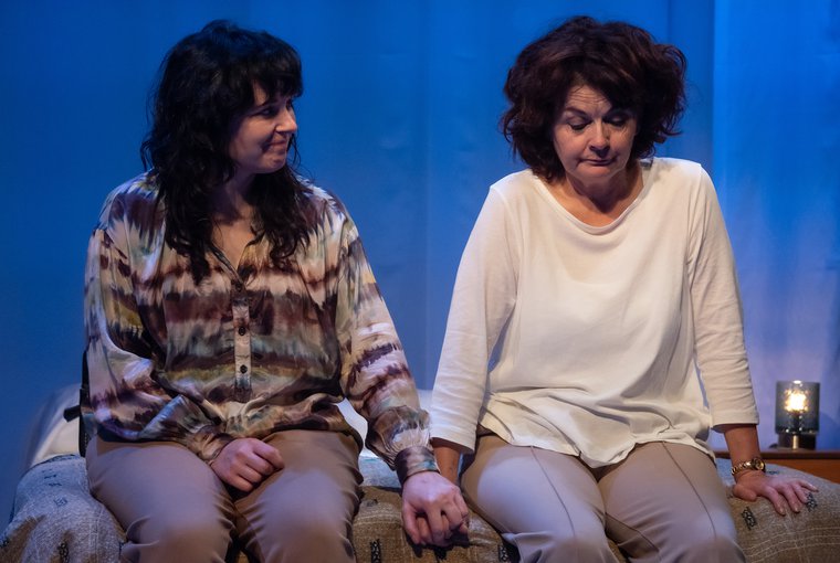 Karen McCartney and Pom Boyd in IN TWO MINDS