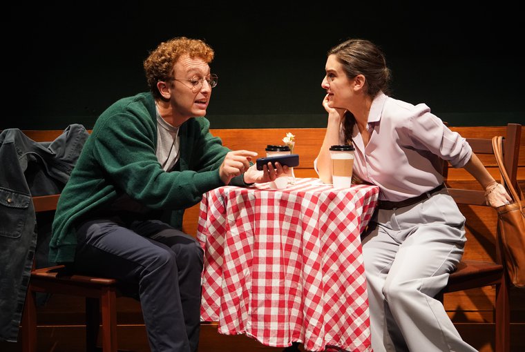 Ethan J. Miller and Dani Stoller in THIS MUCH I KNOW