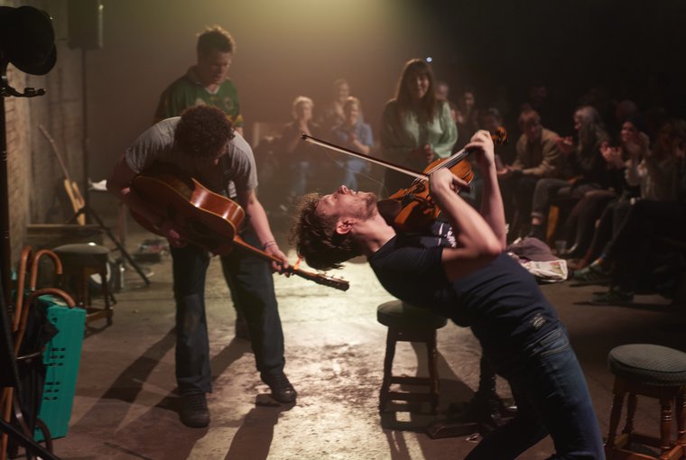 Jonty Weston, Callum McGuire, Ben Simon and Anna McCormick in CATCH OF THE DAY