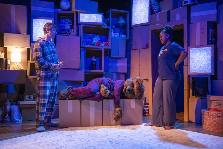 Cary Donaldson, Lucy York, and Jasminn Johnson in THE SLOW DANCE