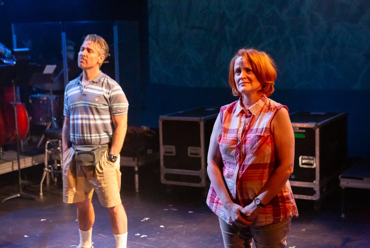 Kristoffer Cusick and Erika Rolfsrud in THE GREATEST HITS DOWN ROUTE 66