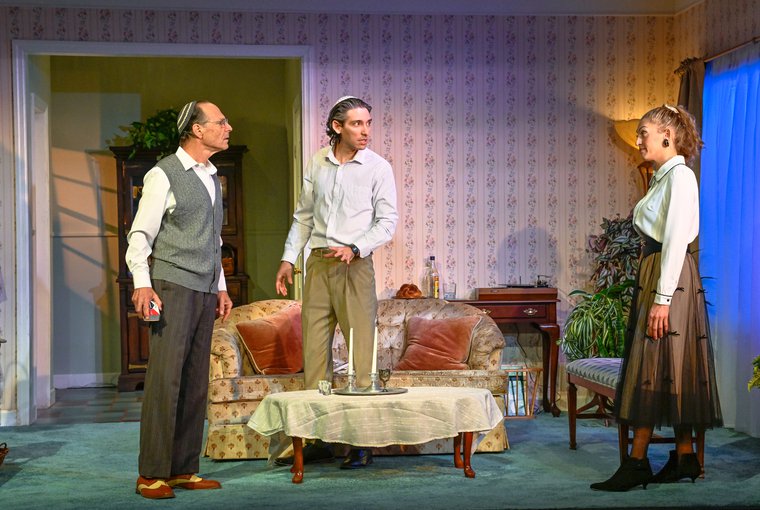 Sam Guncler, Leighton Samuels, and Amanda Kristin Nichols in THE STEEL MAN