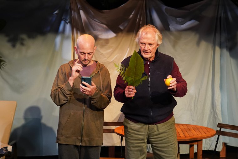 Jonathan Slavin and Andy Robinson in SUKKOT