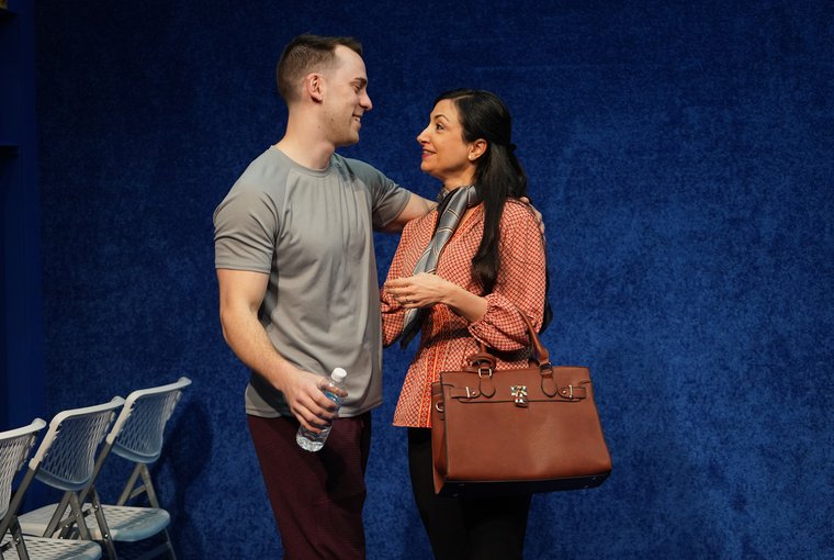 Peter Romano and Hend Ayoub in FIRST DOWN