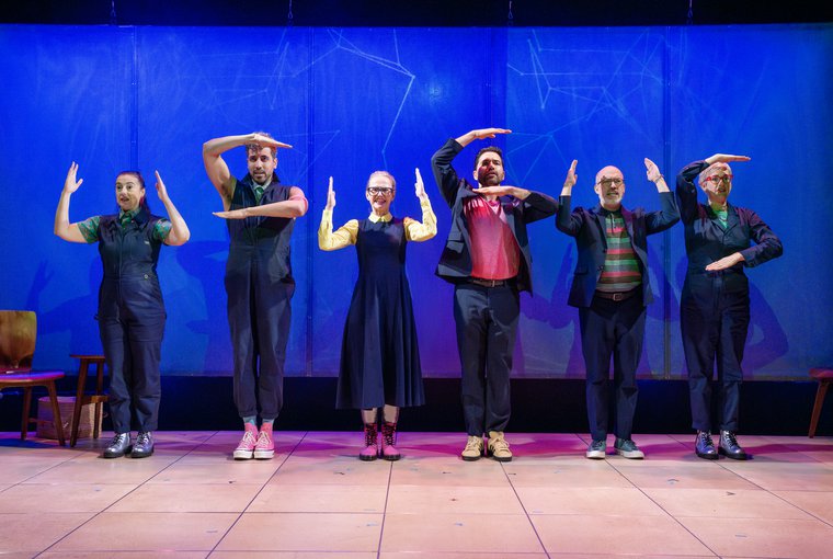 Aysan Celik, Heath Saunders, Colleen Werthmann, Michael Castillejos, Trey Lyford, and Jennifer Morris in ARTIFICIAL FLAVORS