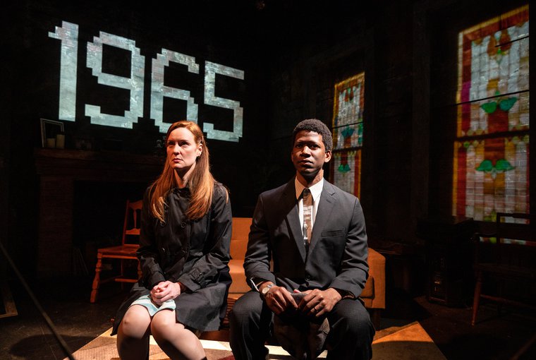 Robyne Parrish and Renrick Palmer in SHEDDING LOAD