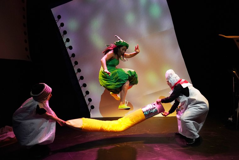 Julie Congress, Emily Bautista, and Steven Conroy in PAIR