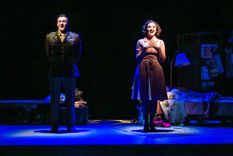 Michael Liebhauser and Alexandra Fortin in DEAR JACK, DEAR LOUISE