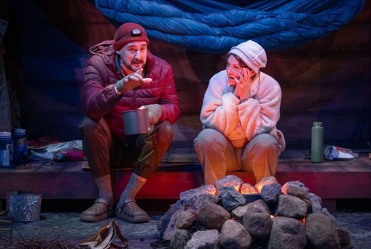 John Alejandro Jeffords and Larisa Oleynik in LEAN-TO
