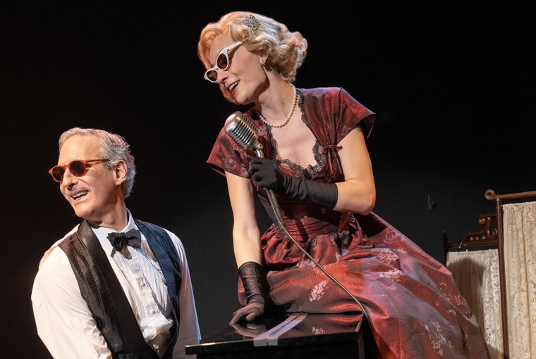 Mark Nadler and Jesse James Keitel in THE CHRISTINE JORGENSEN SHOW