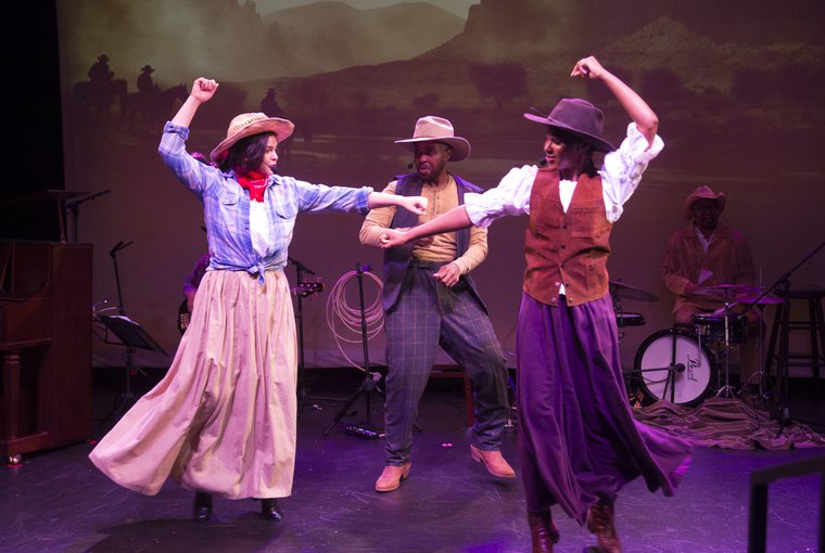 Brooke Sterling, Jeffery Lewis, and Taylor Elise Jackson in CROSS THAT RIVER