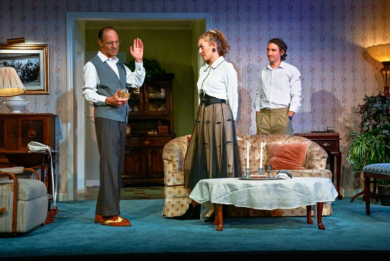 Sam Guncler, Amanda Kristin Nichols, and Leighton Samuels in THE STEEL MAN