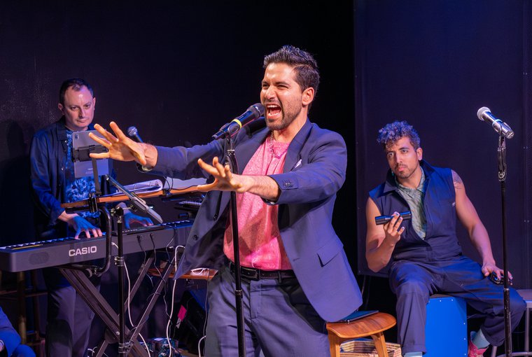 Dan Lipton, Michael Castillejos, and Heath Saunders in ARTIFICIAL FLAVORS